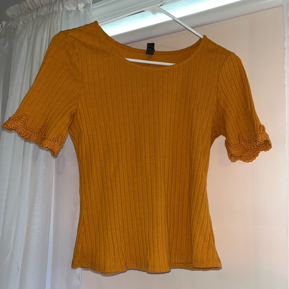 Medium yellow boho shirt from Altar State